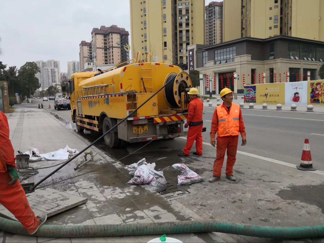 常熟排污管道清淤-管道清洗